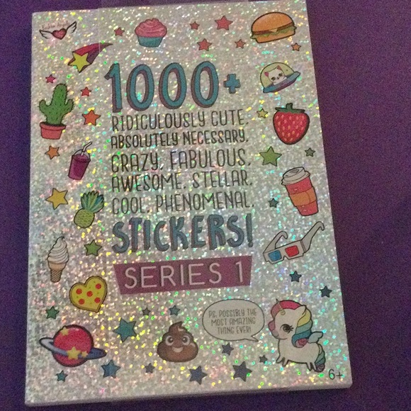 Fashion Angels 1000+ Ridiculously Cute Stickers Series 1 Sticker Book For  Crafts